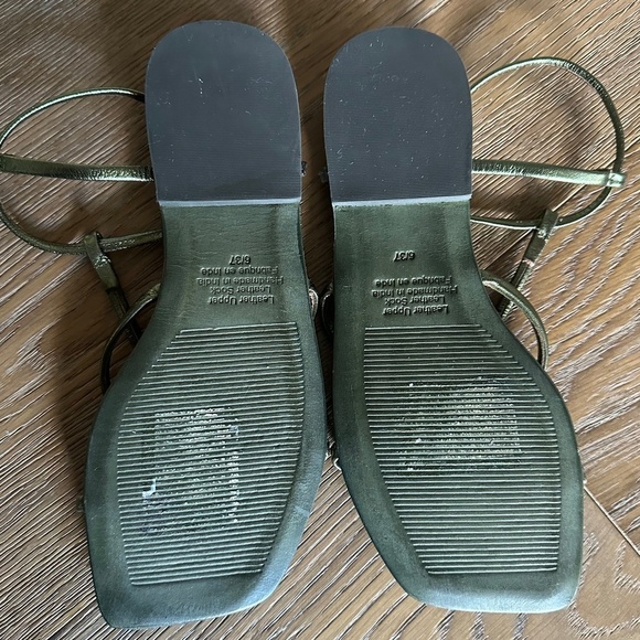 JEFFERY CAMPBELL Corinth Gladiator Sandal in Olive Metallic - Picture 10 of 11